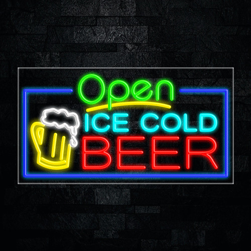 Ice cold beer - ice,