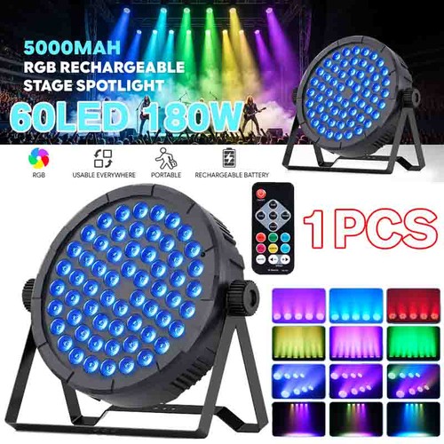 Led rgb rechargeable - 60*3w,