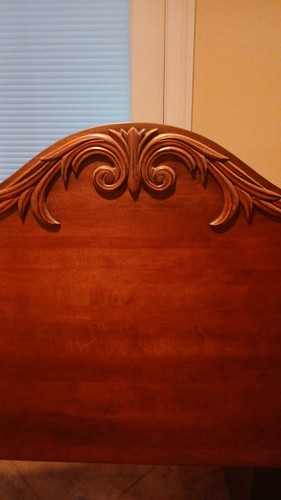 Full poster wood bed frame - poster,