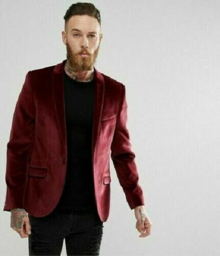 Men maroon smoking - men,