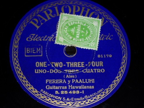 Hawaii rpm record - 78,