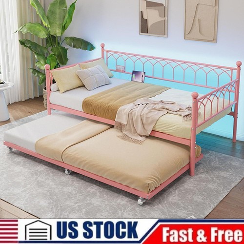 Twin daybed frame trundle - frame, w/