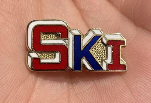 Vtg ski red white - red, &