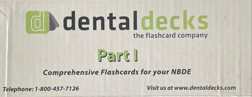 Dental decks part flashcards - dental, i