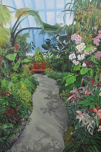 Greenhouse garden plants - greenhouse,, garden,