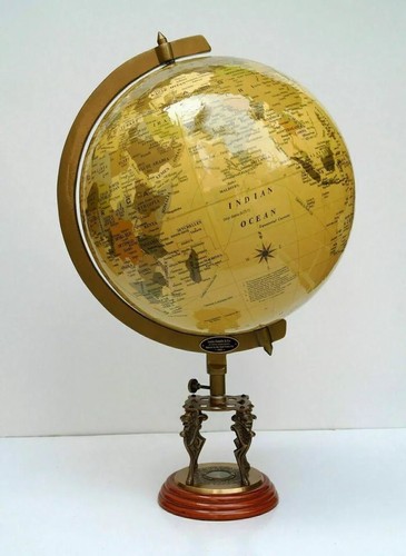Antique globe world map - antique,