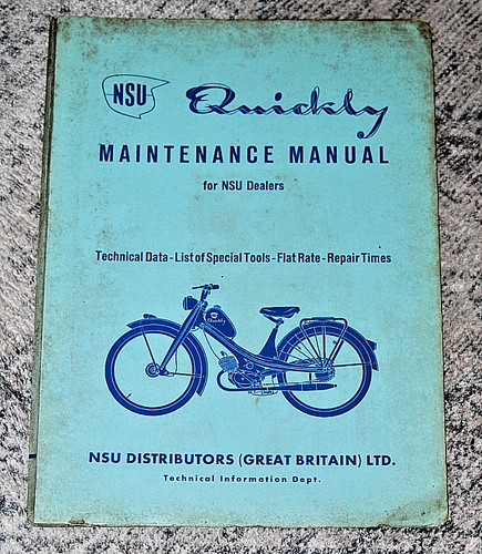 Vintage original 1955 nsu - original,