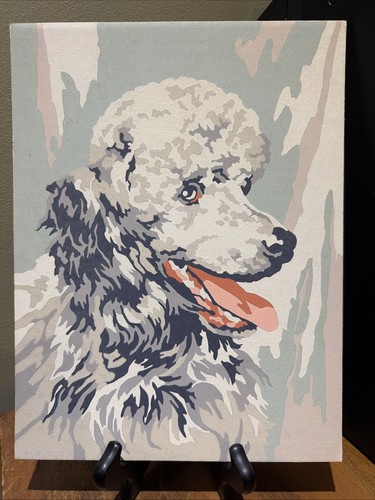 Vintage adorable french poodle - vintage,