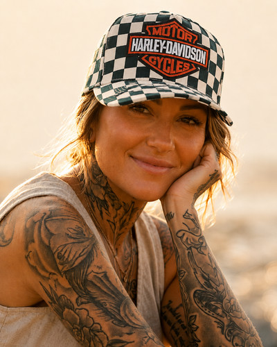 Harley davidson embroidered - harley,