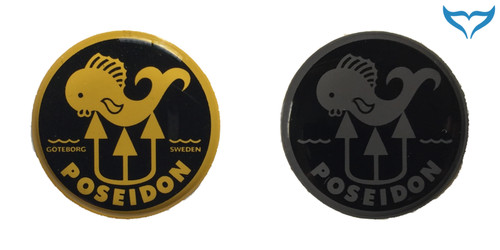 Poseidon dome label sticker - dome,