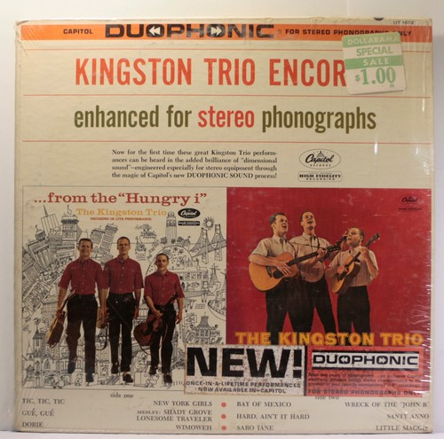 Kingston trio encores 1962 - trio, lp