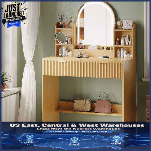 Small makeup vanity - vanity, with