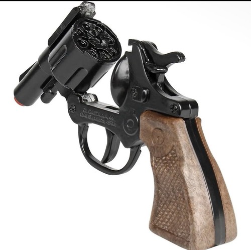 Metal toy cap - gun., snub