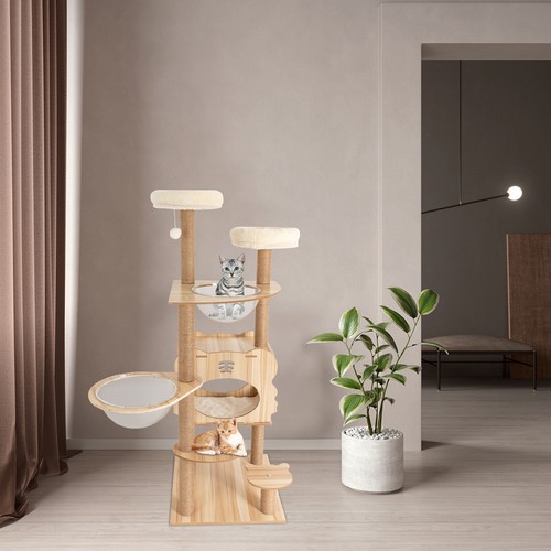 Cat tree 54inch - mdf,