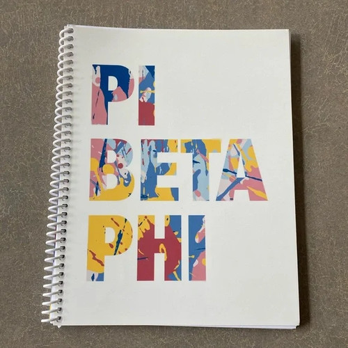 Beta phi notebook - pi, (new)