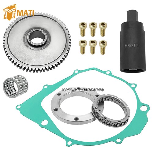 Starter clutch gear gasket - clutch,