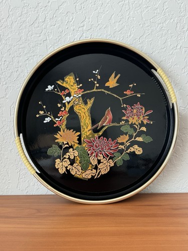 Vtg toyo serving tray - tray, lacquer