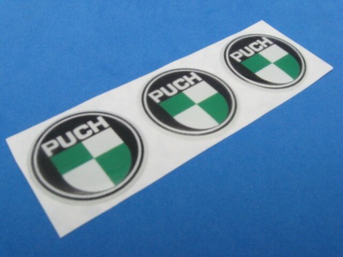 Puch motorcycle logo domed - motorcycle,