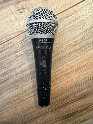 Shure pg58 microphone untested - pg58,