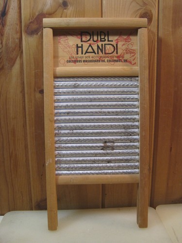 Vintage washing board - washing,
