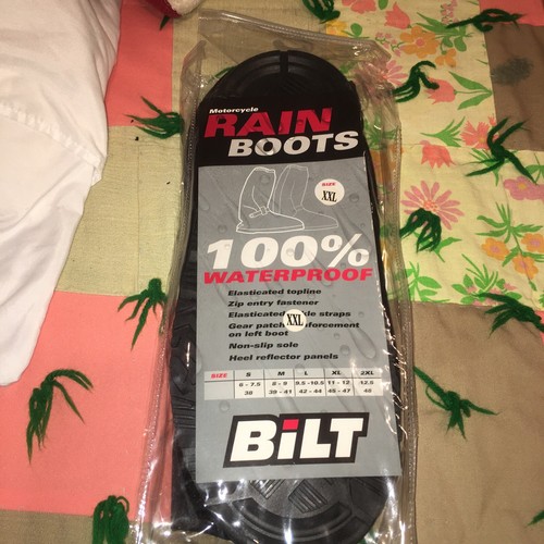 Bilt motorcycle rain boots - motorcycle,
