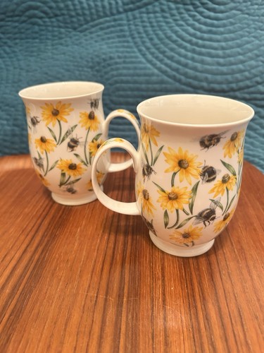 Dunoon bone china mugs - china, w
