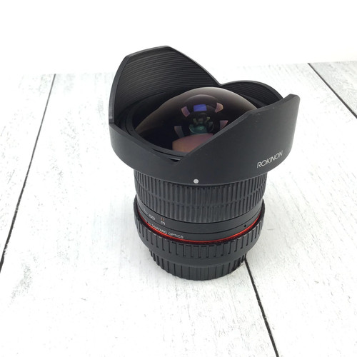 Rokinon 8mm fish eye cs - f3.5,