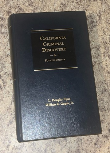 California criminal discovery - california,