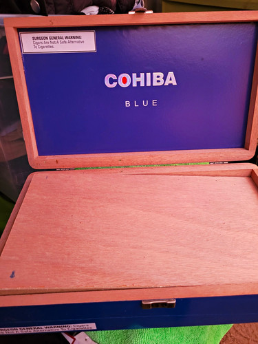 Cohiba blue robusto tubo cigar - blue,