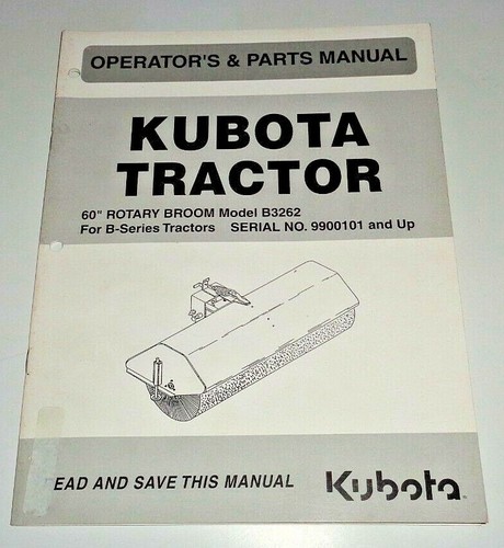 Kubota b3262 rotary broom - b3262,