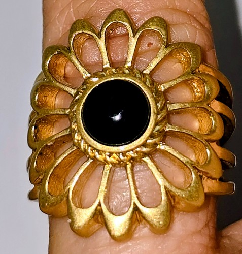 Vtg lia sophia - matte, gold