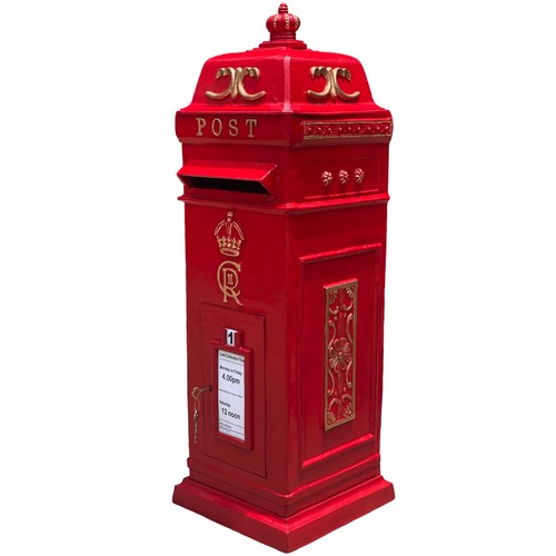 Standing cast aluminum red - standing,