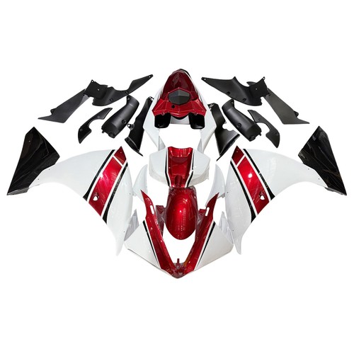 Injection red white fairings - injection,