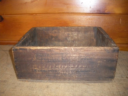 Vintage wooden winchester ammo - vintage,