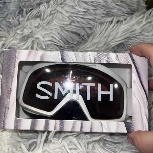 Smith youth white ski goggles - white,