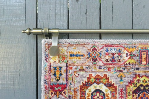 Metal rug hanger - metal,