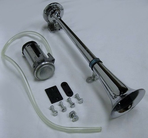 Chrome trumpet air - 17.5",
