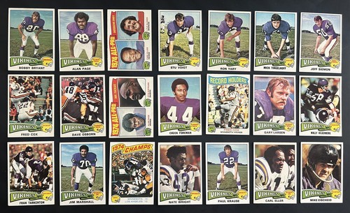 1975 topps minnesota vikings - 1975,