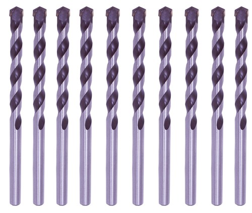 10pcs masonry drill bits - 10pcs, 1/4"