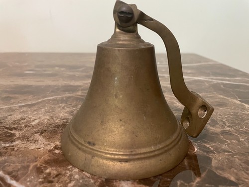 Vintage brass dinner - brass, bell