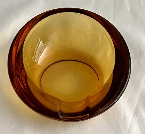 Vtg viking mcm amber glass - mcm,