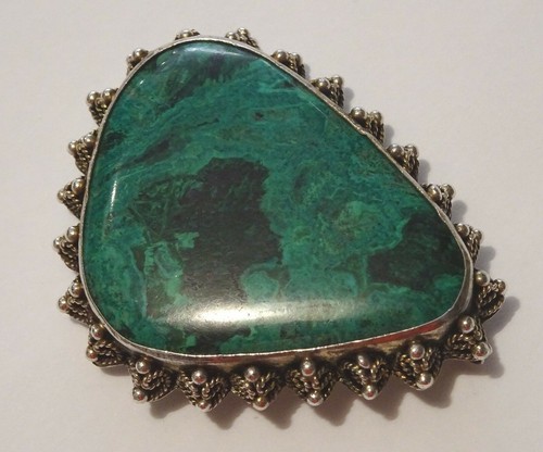 Silver pendant and pin - and, with