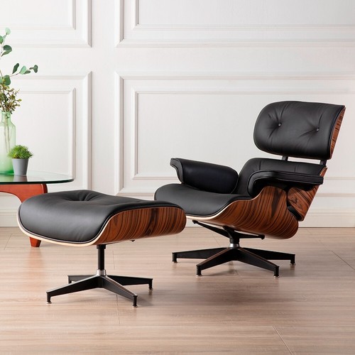 Palisander black lounge chair - palisander,