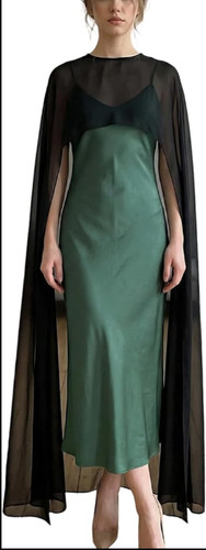 Women sheer chiffon cape shawl - women,