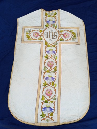 Antique embroidered christian - antique,