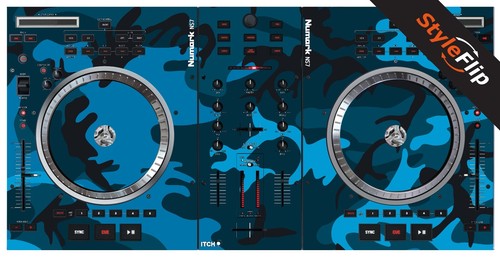 Numark skin blue camo - skin, |