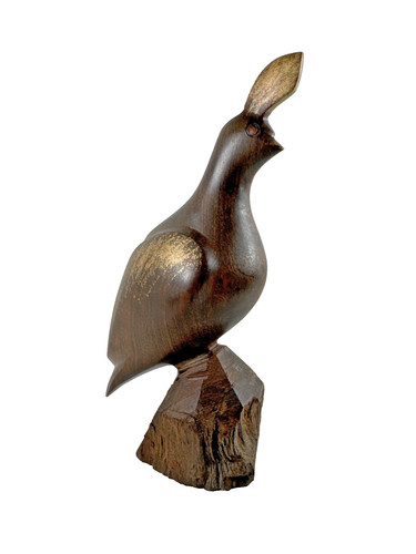Vintage ironwood quail hand - ironwood,