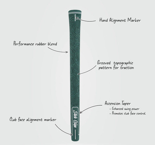 New stick grips golf - new,
