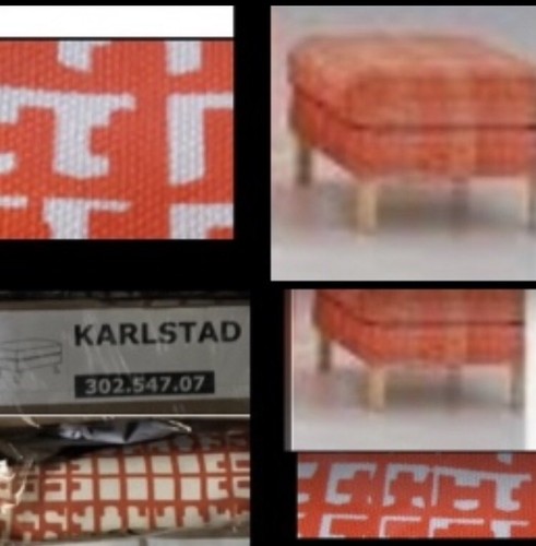 Ikea karlstad ottoman - ikea, husie
