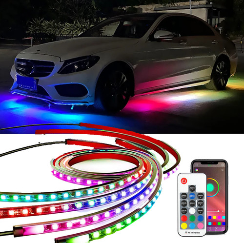 Multicolor rgb underglow - 6x,